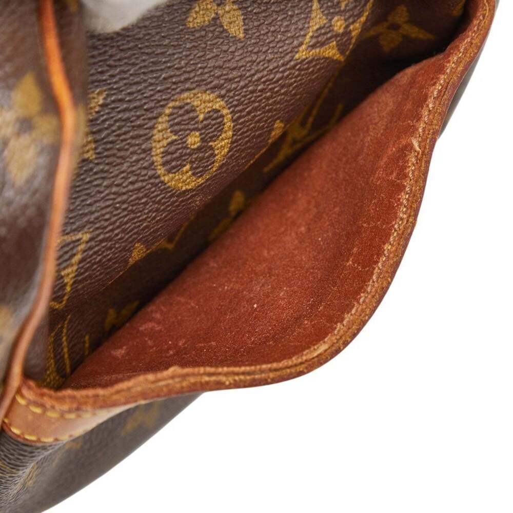 LOUIS VUITTON Authentic Brown Monogram Leather Shoulder Bag - Picture 8 of 11